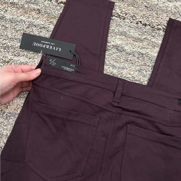 Liverpool Skinny Jeggings In Aubergine Sz 4/27P NWT | Liverpool Skinny Jeans - - Picture 9 of 12